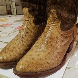 Tony lama 8ee full quill ostrich boots